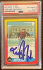 MICHAEL J. FOX 1989 Topps Back to the Future II SIGNED AUTO 
