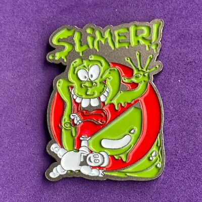 Pin, Badge, Anstecker, Film, Ghostbusters, Slimer