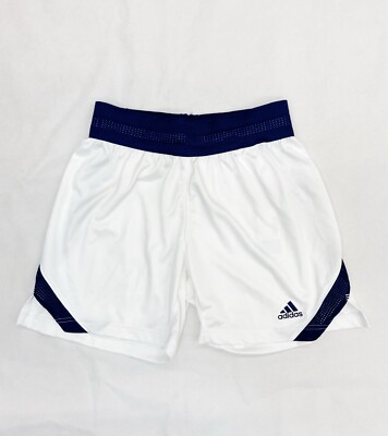 adidas Icon Squad Basketball Short Women's Small White Navy HI5839