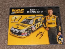 Matt Kenseth Autographed 8.5x11 Photo JSA Authenticated