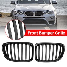 Gloss Black Front Hood Kidney Grill Grille for BMW X1 E84 2009-2014 SUV Y1 Y H7