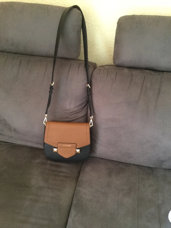 Tasche von Michael Kors , Farbe schwarz/braun ,Schultertasche, Foto 2 von 3