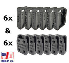 6 / 6 Combo Pack DeWALT 20V 60V Tool  Battery Mounts/Hangers/Holders- BEST FIT 