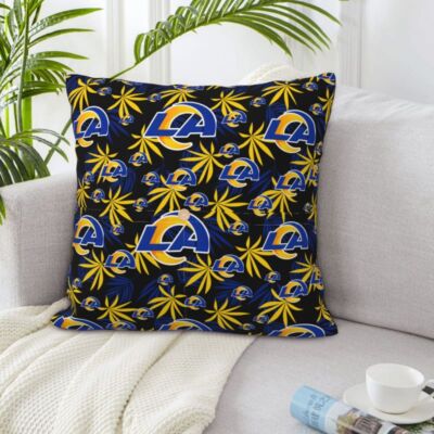 2PCS Los Angeles Rams Linen Decorative Throw Pillow 16-20in, with ...