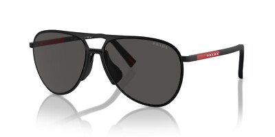 Prada Linea Rossa PS 53ZS Matte Black/Dark Grey (1BO06F) Sunglasses