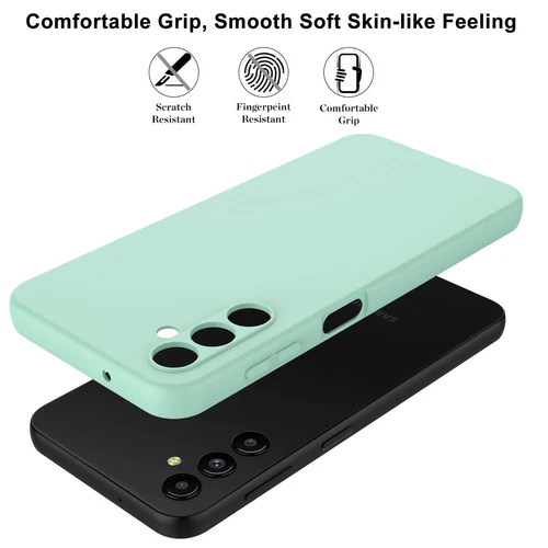 Funda de silicona líquida a prueba de golpes para teléfono Samsung Galaxy S24 FE 5G + Vidrio - Imagen 17 de 29