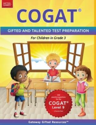 Cogat Test Prep Grade 3 Level 9: Gifted And Talented Test Preparation Book ...
