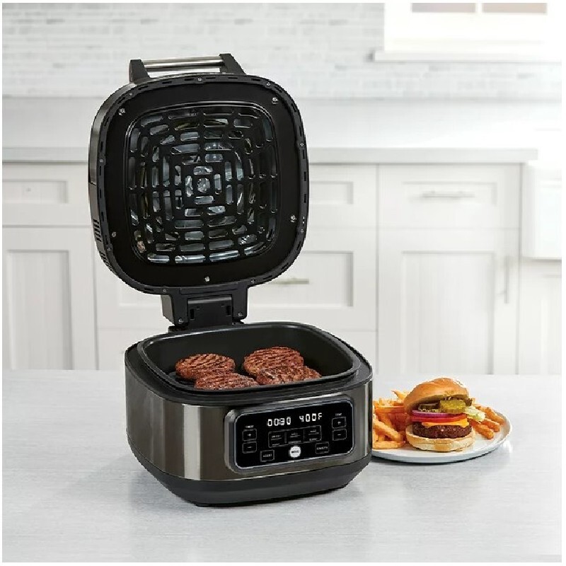 PowerXL Grill Air Fryer Home, Black, 5.5 Quart eBay