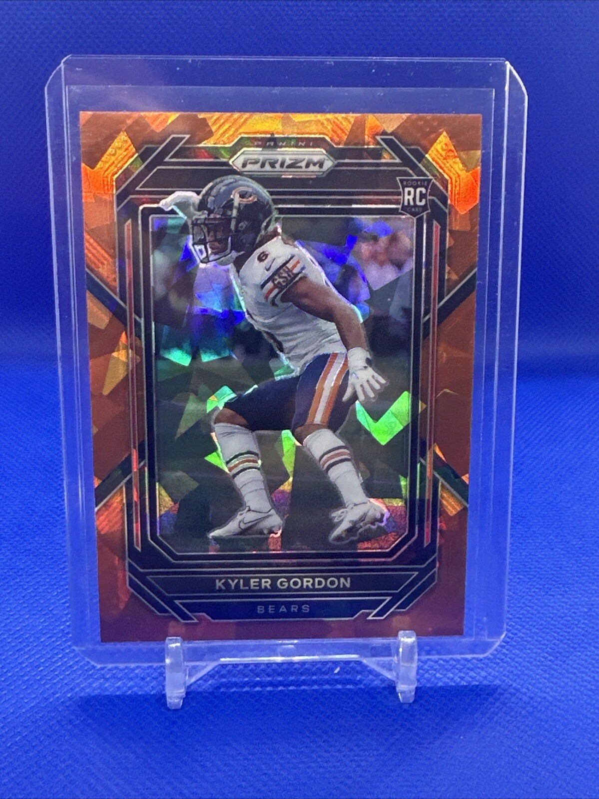 2022 Panini Prizm - Rookies Orange Ice Prizm #385 Kyler Gordon (RC)
