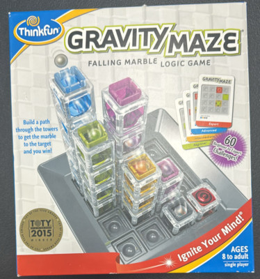 ThinkFun Gravity Maze Falling Marble Logic Game (B149)
