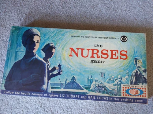 Vintage Ideal The Nurses Game, Based On CBS Drama, The Nurses, Vintage 1963