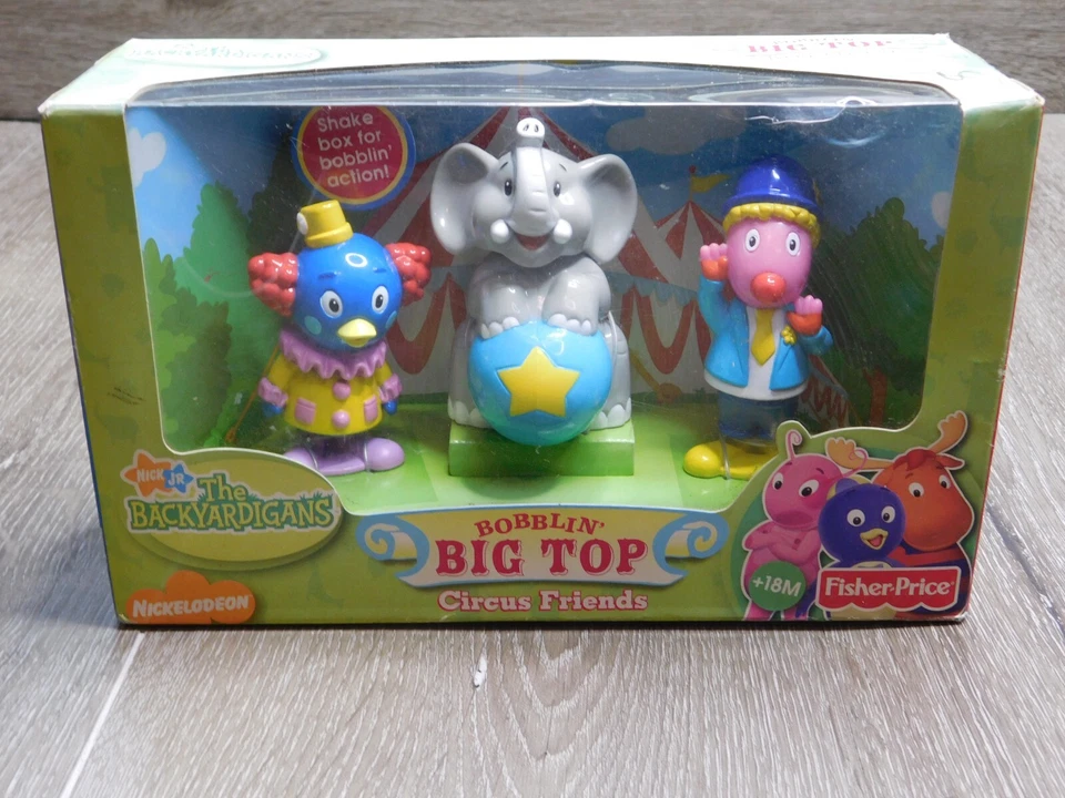 Fisher Price The Backyardigans Bobblin' Big Top Circus Friends Playset Retired - Image 2 of 4