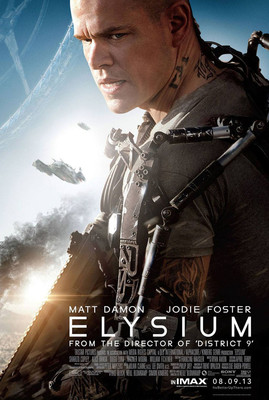 ELYSIUM MOVIE POSTER 1 Sided ORIGINAL FINAL 27x40 MATT DAMON