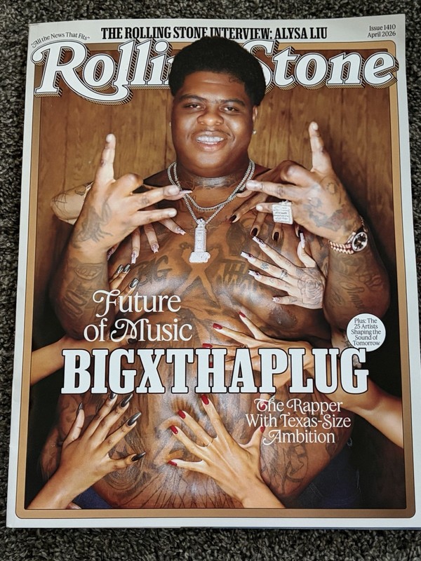 Rolling Stone April 2026 BigXthaPlug Alysa Liu Lola Young Fuerza Regida ICE
