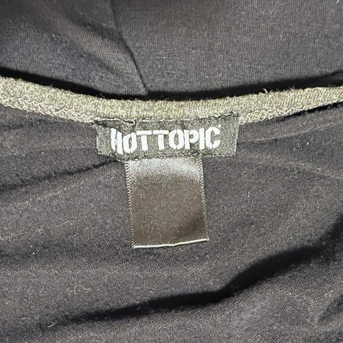 VTG 2000s Hot Topic Women’s M/L Skull Ace of Spades Gothic Raglan Punk Y2K Top - Bild 4 von 4
