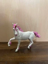 MOJO Unicorn Pink Fantasy Realistic Fantasy Toy Horse Pony Hand Painted Figurine