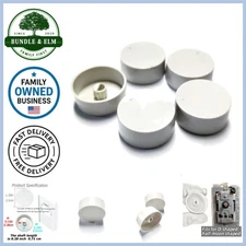 Thermostat Knob White Replacement Fits D22 HVAC Cover 5-Pack