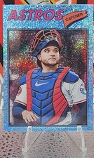 2026 Topps Heritage Yainer Diaz #219 Light Blue Sparkle Astros