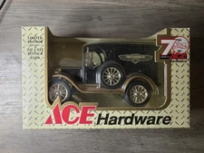ERTL 1918 Chevy Delivery Van Bank ACE HARDWARE 70th Anniv 1/25 Diecast B385 NIB