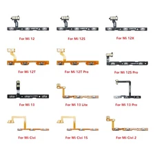 Power Button Volume Flex Cable For Xiaomi 12s 12T pro 12X 13 lite pro Civi 1s 2