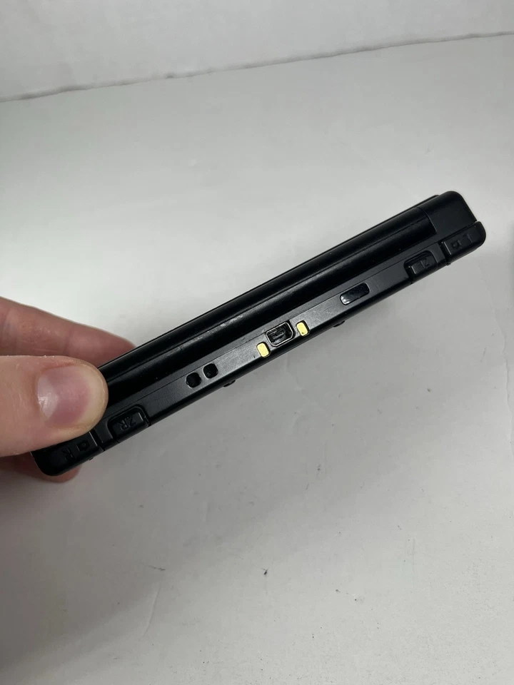 Nintendo 3DS Original Super Mario Edition Handheld System - Black - TESTED - Image 4 of 4