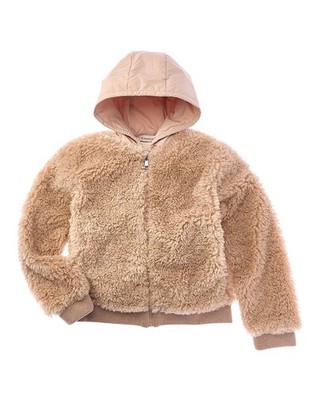 Moncler Fuzzy Jacket Beige 10Y