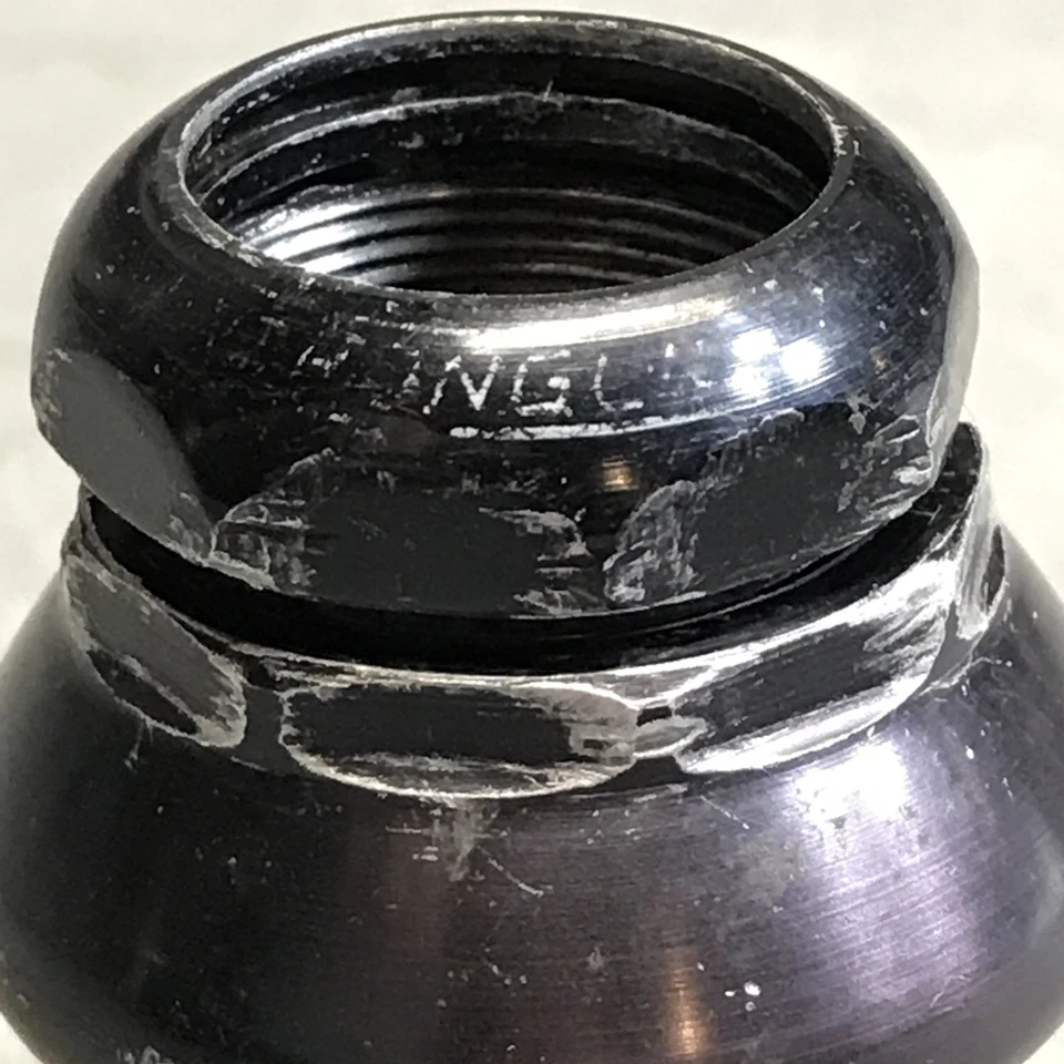 Auriculares Stronglight Delta 1 x 24 Tpi Negro Carretera Vintage Bicicleta Luz Fuerte Foto 4 de 4