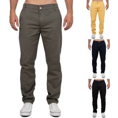 Cipo & Baxx Men's Trousers 5-Pocket Fashionable Plain Modern