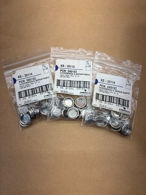 Lot of 3x Emerson 049193 Snap Caps 36 Piece Set Valve KS-30114