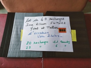 Lot de 49 recharges pour ALBUM FUTURA Yvert et Tellier VOIR LES PHOTOS