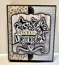Handmade, PRECIOUS MEMORIEScrapbook Mini Photo Album Special Edition GIFT IDEA