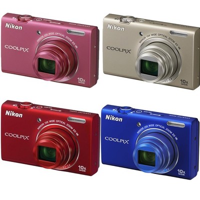 Nikon COOLPIX S6200 16.0MP Digital Camera 10x Optical Zoom with Accessories