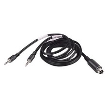 6 Mini DIN Male Plug to 1/8" 3.5mm Male x2 for Digital Modes FT -