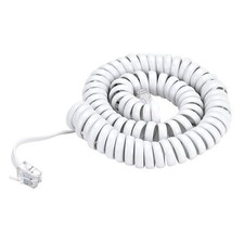 SAISN Telephone Handset Cord 6 Feet Stretch Length RJ9 4P4C Phone Cord for ...