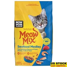 Seafood Medley Dry Cat Food 3.15 lb Kibble Tuna Shrimp Crab Trout Nutrition New 3.02 per gallon