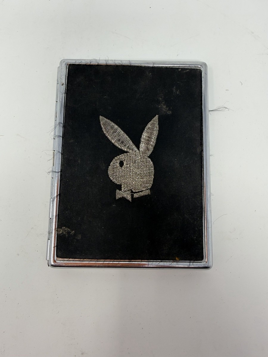 playboy bunny cigarette case Playboy Bunny Cigarette Case Card Holder Lighter 2 Vintage 1960s Play Boy Bunny