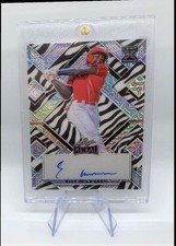 Elly De La Cruz 2022 Leaf Metal XRC Rookie Zebra Auto #BA-EC1 1/5