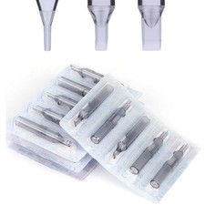 100pcs Tattoo Sterile Disposable Nozzle Tips Tube U Pick - RT DT FT