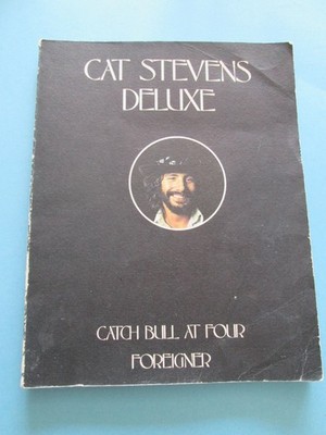 VINTAGE Cat Stevens Deluxe Songbook 1974 Catch Bull at Four & Foreigner (RAR)