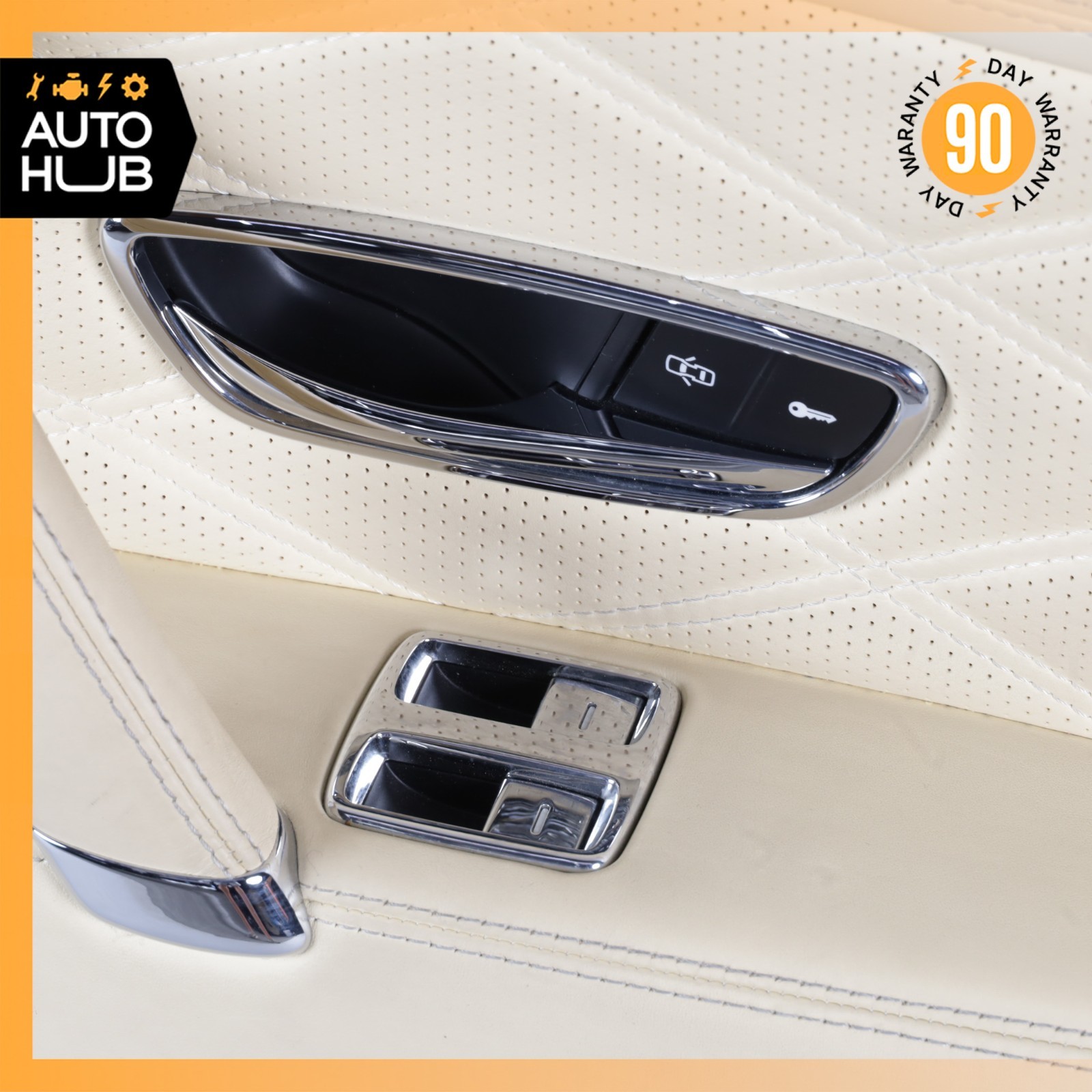 14-18 Bentley Flying Spur Rear Right Side Interior Door Panel 4W0868770F OEM 40k