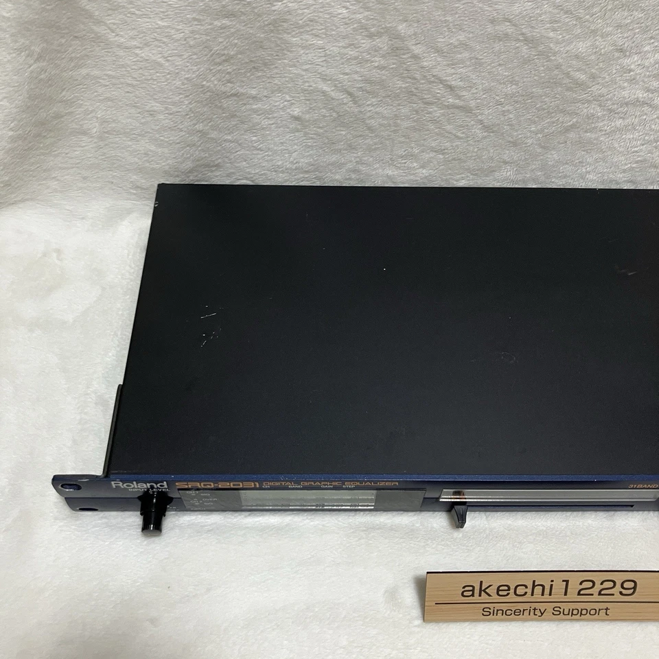 Roland SRQ-2031 Digital Graphic Equalizer w/ Power cable Used Tested AC100V - Image 3 of 4