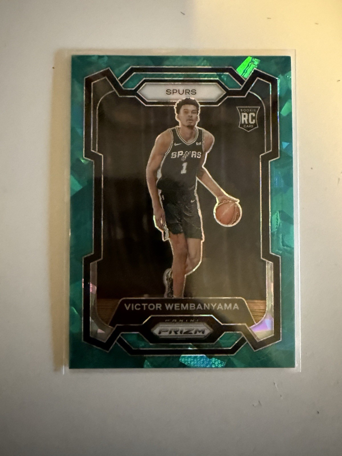 2023-24 Panini Prizm - Victor Wembanyama #136 Teal Ice Prizm /225 (RC)