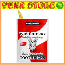 Wild Cherry Flavored Hot Cinnamon Toothpicks - 100ct