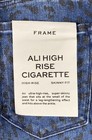 FRAME Women's Ali High Rise Cigarette Jeans Black Leopard Print Blue Sz 30 NWT — photo 7