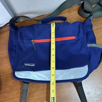 Patagonia Critical Mass Messenger Bag and Laptop Case Blue/Red
