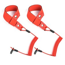 Boat Kill Switch Lanyard Compatible with Jet Ski EW2-68348-00-00 2Pcs, red