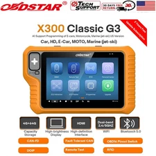 OBDSTAR X300 Classic G3 A1+A2 Key Proarmmer Tool CAN FD DoIP 2 Year Free Update