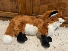 Folkmanis Red Fox Hand Puppet Plush Stuffed Animal 23" Head to Tail Soft Toy