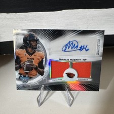 2025 Bowman's Best University Maalik Murphy Oregon St  Worn  Dual Relic  Auto