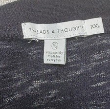 Threads For Thought XXL Sweatshirt Navy 